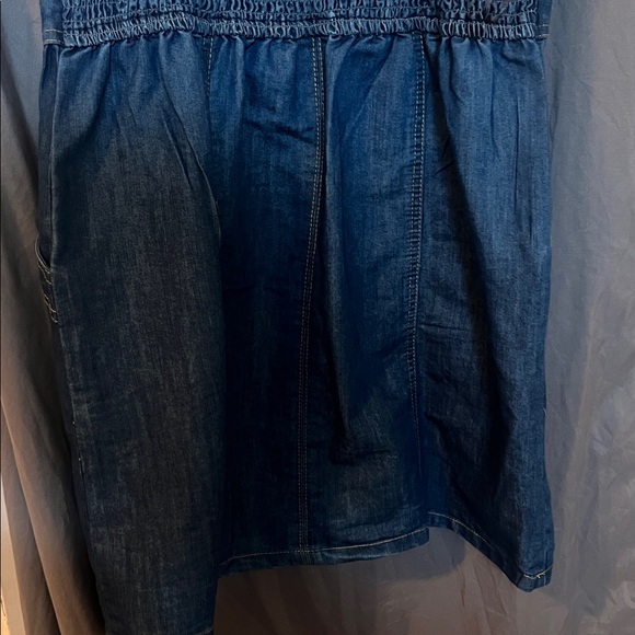 Denim Button-Front Dress - Picture 5 of 5